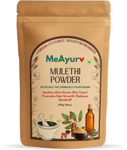 MeAyurv Organic Mulethi Powder 100g | For Soothing Sweetness & Wellness