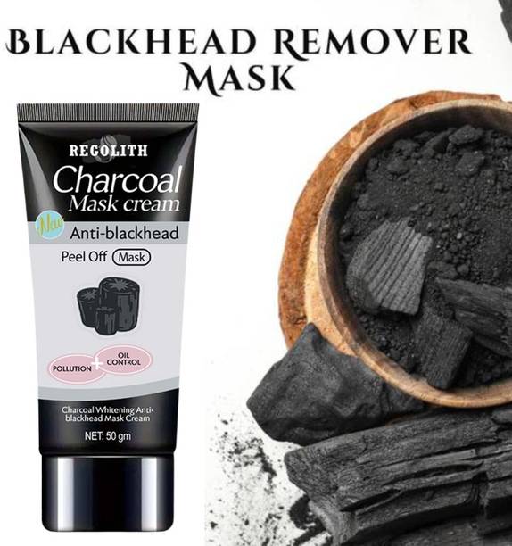 Regolith Charcoal Peel Off Mask for Unclogging Pores, Deep Cleansing & Soft Glow