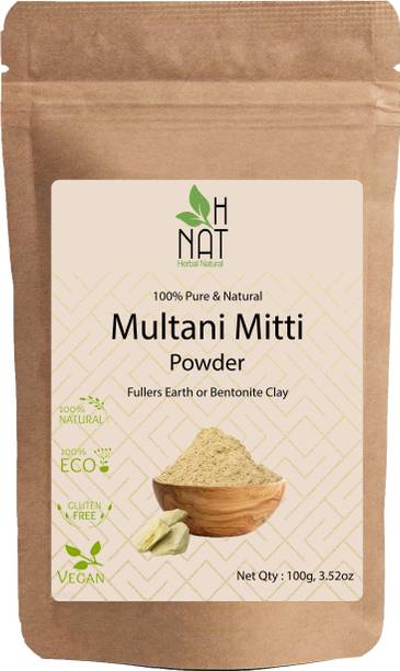 H NAT Multani Mitti Powder For Skin Whitening & Hair Growth | 100% Natural