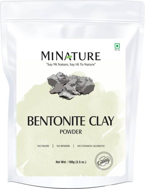 mi nature Pure and Natural Bentonite Clay Powder | For Hair & Skin Crae