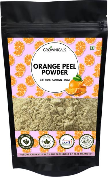 Grownicals Orange Peel Powder For Skin and Face| Help in Tan Removal & Face cleansing