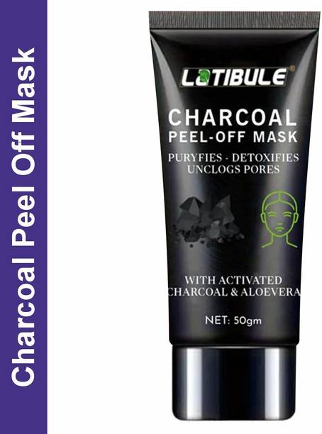 Sandarbh Charcoal Face Mask Peel Off Pack For Dirt Removal And Skin Brightening