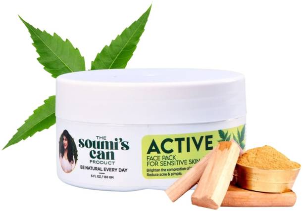 The Soumi's Can Product ACTIVE FACE PACK (FOR SENSITIVE SKIN) JAR