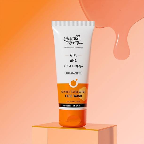 Chemist at Play Gentle Exfoliating - Gives Instant Glow | For Oily, Dry & Combination Skin Face Wash