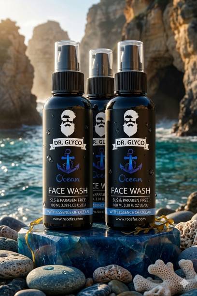 Dr, glyco Men & women Oil Clear Deep Cleansing, with Mineral Clay and Menthol  Face Wash