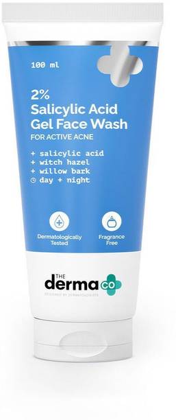 The Derma Co 2% Salicylic Acid Gel for oily skin with Witch Hazel Face Wash