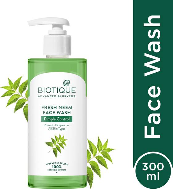 BIOTIQUE Fresh Neem Pimple Control  Pimple and Acne removal All Skin Types Face Wash