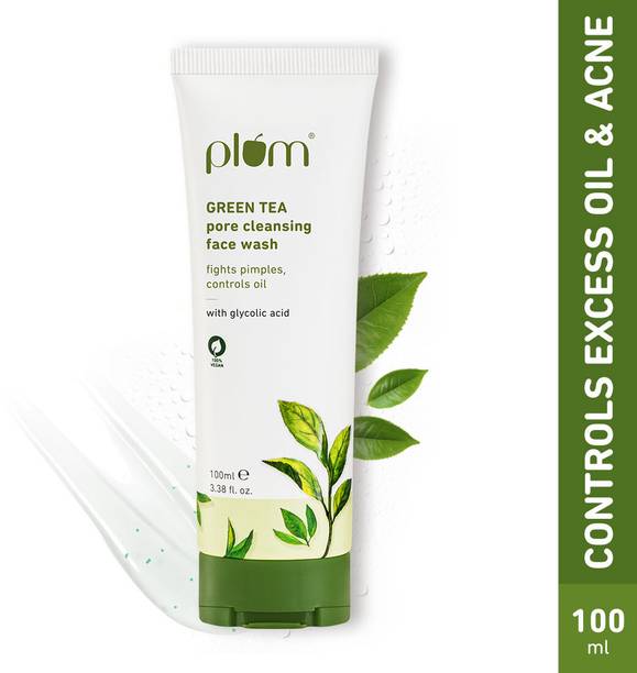 Plum Green Tea For Oily, Acne-Prone Skin | Controls Oil, Fights Pimples | Non-Drying Face Wash