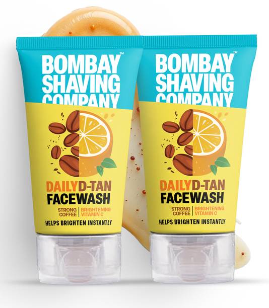 BOMBAY SHAVING COMPANY Daily Detan  Combo | Coffee Extracts & Vitamin C | 100ml x2 Face Wash
