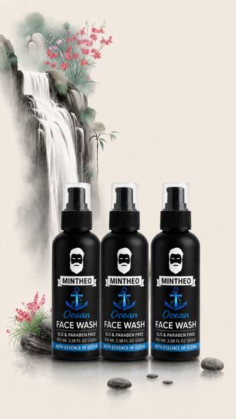 MINTHEO MUUCHSATK Ocean Pure Horizon  | Deep Purity & Natural Radiance| PACK OF 3 Face Wash