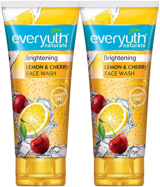 Everyuth Naturals Brightening Lemon and Cherry Face Wash