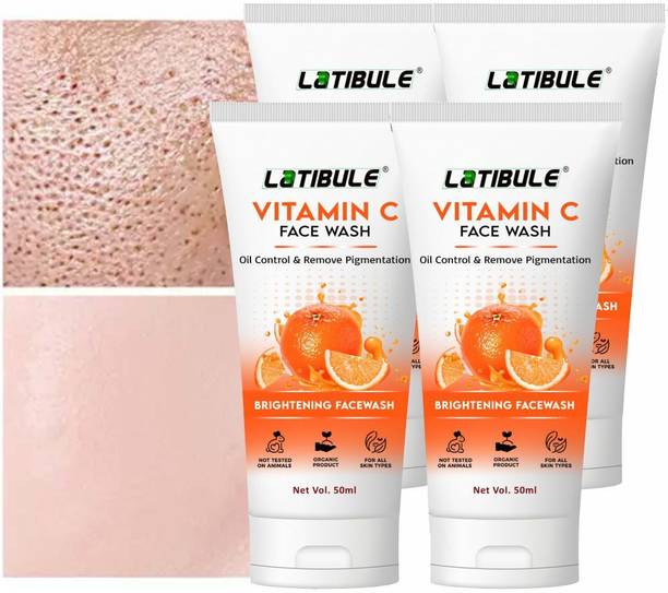 Latibule Vitamin C with Natural Extracts for Bright & Glowing Skin | All Skin Types  Face Wash