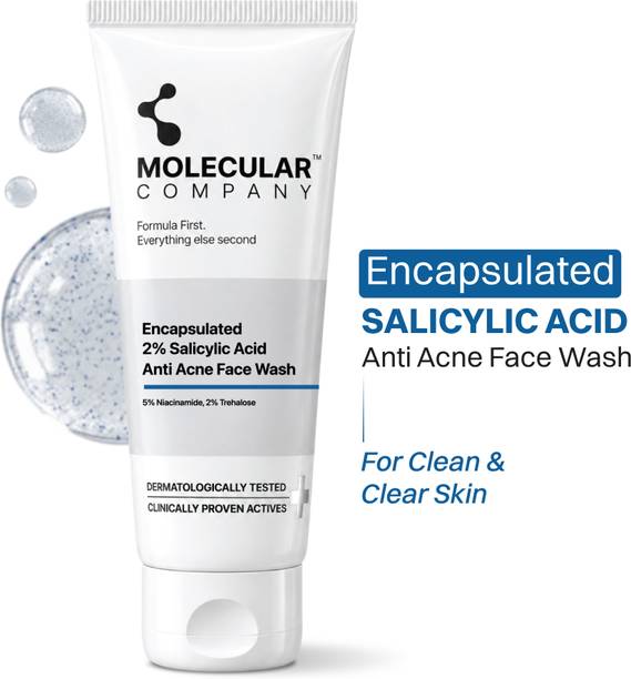 Molecular Company Encapsulated 2% Salicylic Acid |Anti Acne  | 5% Niacinamide ,2% Trehalose Face Wash
