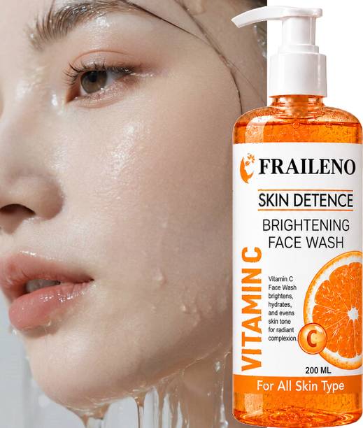 FRAILENO Sun Protection, Spot Removal Vitamin C  with Gentle Foaming Cleansing Formula Face Wash