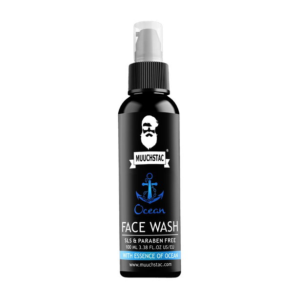 MUUCHSTAC Ocean for Men, Fights Acne & Pimple, Skin Brightening, All Skin Types Face Wash