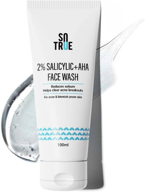 Sotrue 2% Salicylic Acid For Acne and Pimple, Clear and Glowing Skin  Face Wash