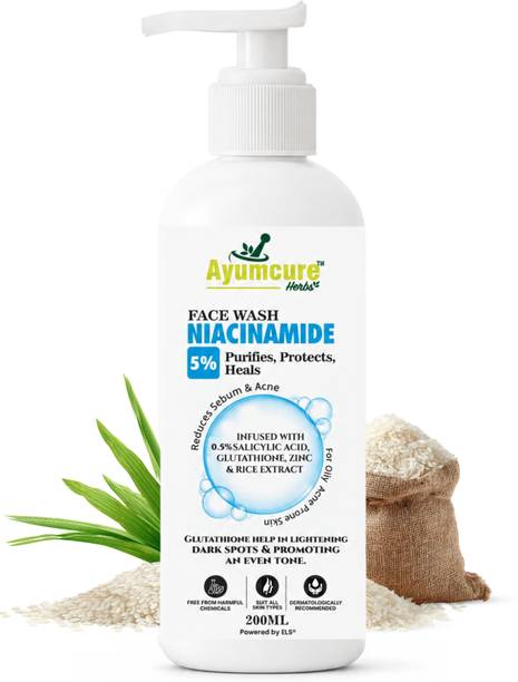 Ayumcure 5% Niacinamide  | Anti-Acne, Brightening & Oil Control Face Wash