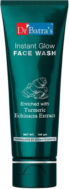 Dr Batra's Instant Glow  Enriched With Tumeric For Healthy & Glowing Skin - 100 gm Face Wash