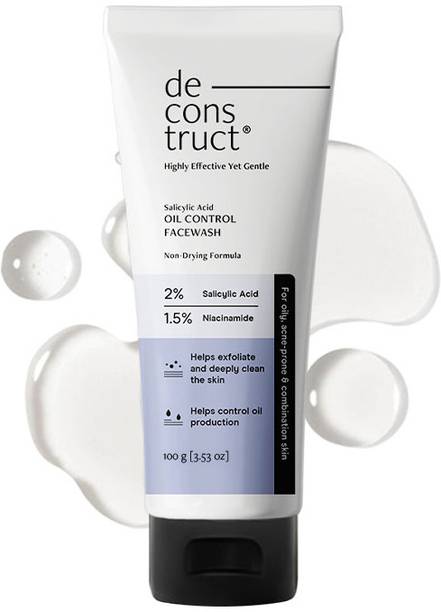 Deconstruct Salicylic Acid + Niacinamide  for Oil Control & Acne-Prone Skin Face Wash