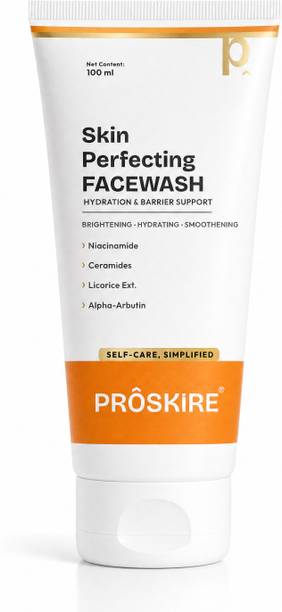 Proskire Skin Perfecting  With Niacinamide, Ceramides & Licorice Ext For Brighter, Glowing & Oil Free Skin Face Wash