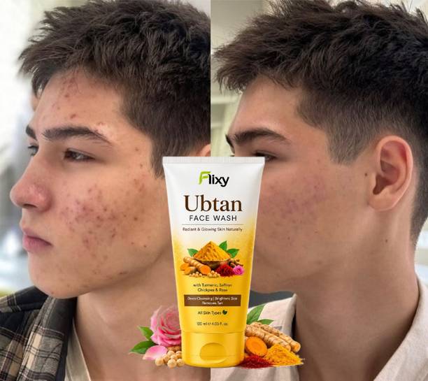 FLIXY Tan Removal Ubtan  Face Wash