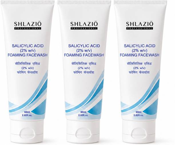 shlazio Salicylic Acid 2% Foaming  for Acne, Pores & Clear Skin Deep Cleansing Face Wash