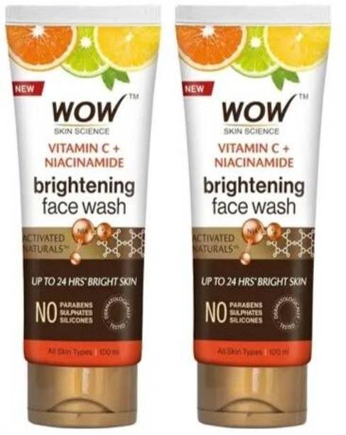 WOW SKIN SCIENCE Brightening Vitamin C For Hyperpigmentation (100mlX2) Face Wash