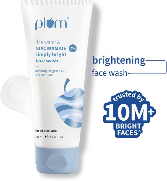 Plum 2% Niacinamide With Rice Water For Bright, Soft Skin | Non-drying, Gentle| 