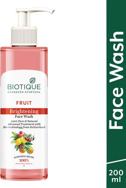 BIOTIQUE Fruit Brightening | Ayurvedic and Organically Pure Face Wash