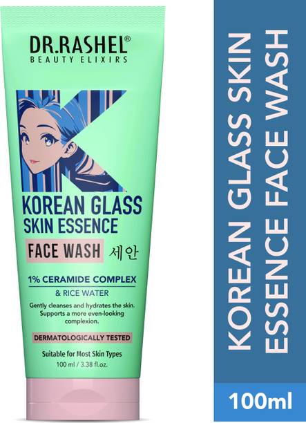 DR.RASHEL Korean Face wash with 1% ceramide and rice water for Glass skin Face Wash