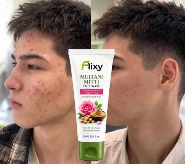 FLIXY Herbal Multani Mitti  Face Wash