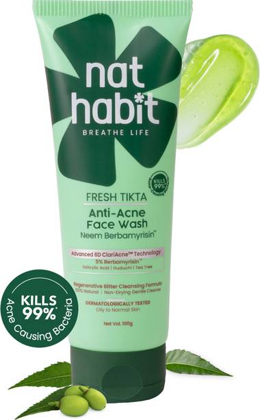Nat Habit Fresh Pimple Control (Gel) Neem Face Wash