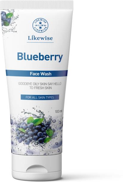 Likewise Blueberry  For Fresh Skin With Goodness of Blueberry | For Men & Women Face Wash