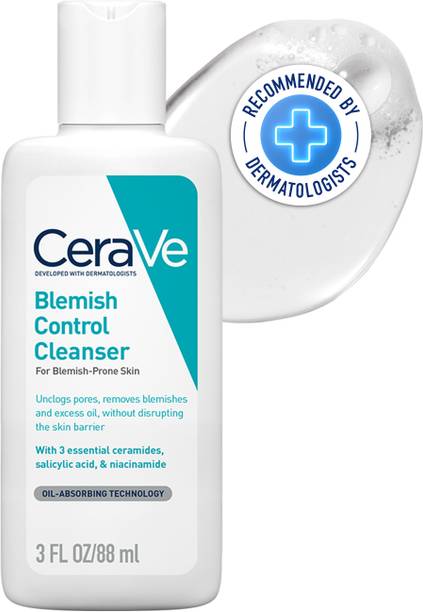 CeraVe Blemish Control Cleanser with 2% Salicylic Acid & Niacinamide for Acne-prone skin Face Wash