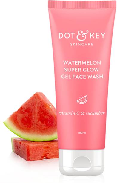 Dot & Key Watermelon Super Glow Gel With Vitamin C,For Glowing Skin,Removes Oil&Dirt Face Wash