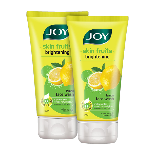 Joy Skin Fruits Lemon Brightening  For Oily Skin with Vitamin C Face Wash