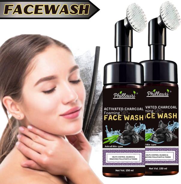 Phillauri Charcoal Detox Deep Cleansing Facial Wash Purify pores and reveal a fresh, clarified complexion Face Wash