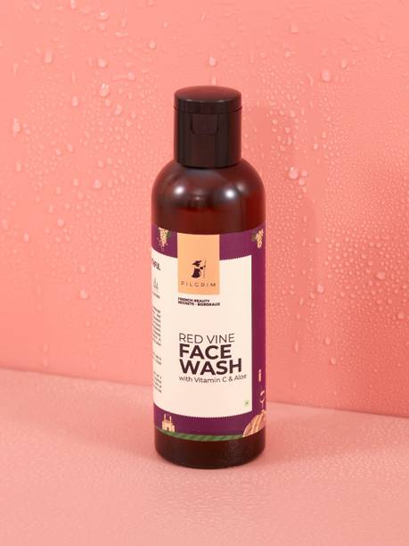 Pilgrim Red Vine  Cleanser for Anti Ageing | De-Pigmentation | Dark Spots Removal |Dry, Oily Combination Skin Face Wash