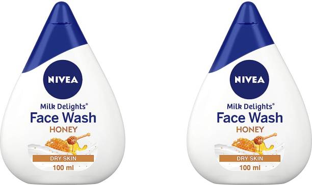 NIVEA MILK DELIGHTS HONEY FACE WASH 0.98 ML X SET 2 Face Wash