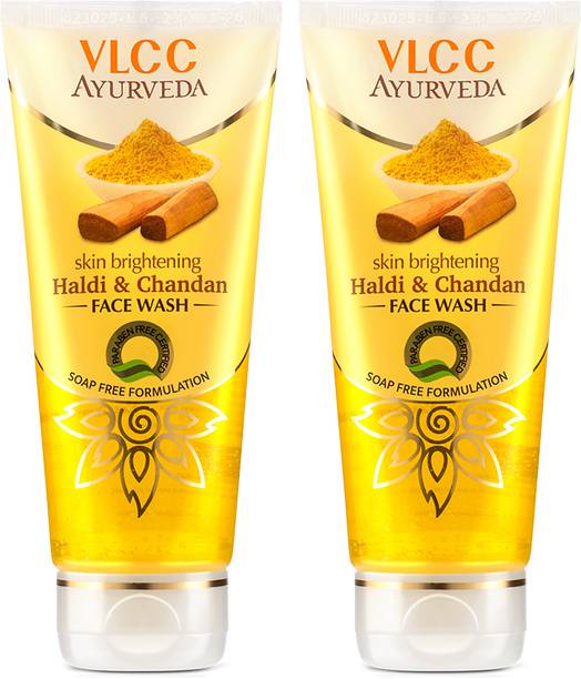 VLCC Ayurveda Skin Brightening Haldi & Chandan  (Pack of 2) Face Wash