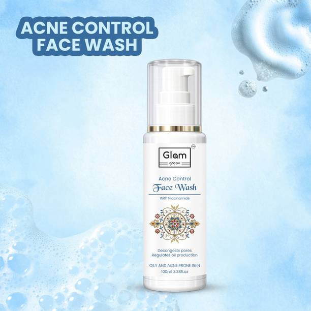 GLAMGROOV Acne Control  with Niacinamide for Oily and Acne Prone Skin Face Wash