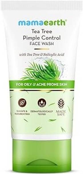 Mamaearth Tea Tree Oil Control Facewash with Tea Tree & Neem for Normal to Oily Skin | Tea Tree Pimple Control with Tea Tree & Salicylic Acid for Oily & Acne Prone Skin Face Wash