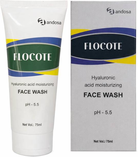 Flocote Hyaluronic Acid Moisturizing  pH 5.5 – Gentle Cleanser for Dry & Sensitive Skin Face Wash