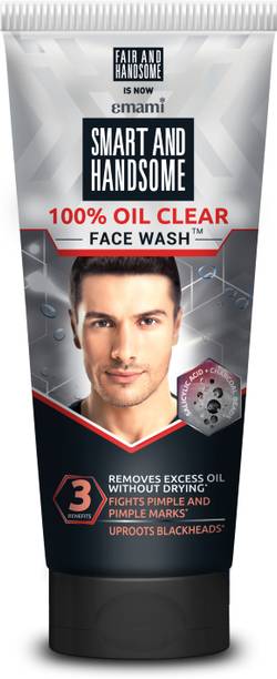 Smart and Handsome 100% Oil Clear, Fights Pimple and Pimple Marks Face Wash