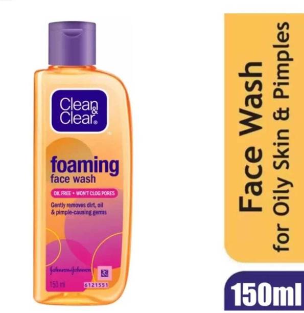 Clean and Clear Foaming 150ml Face Wash