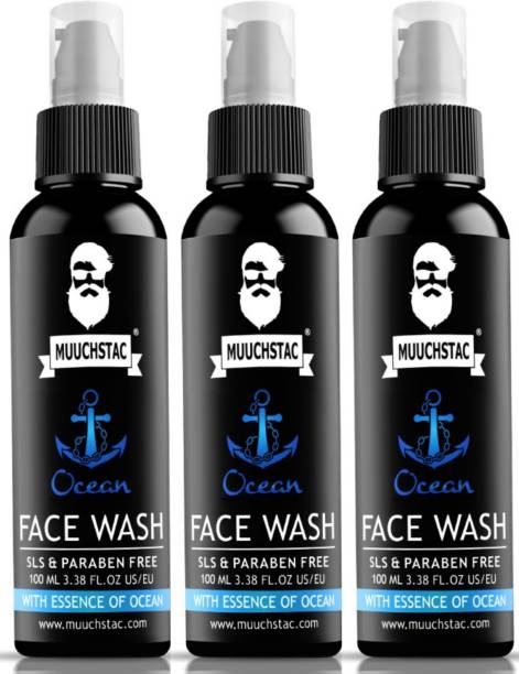 MUUCHSTAC Ocean  for Men, Fights Acne & Pimple, Skin Brightening, All Skin Types Face Wash