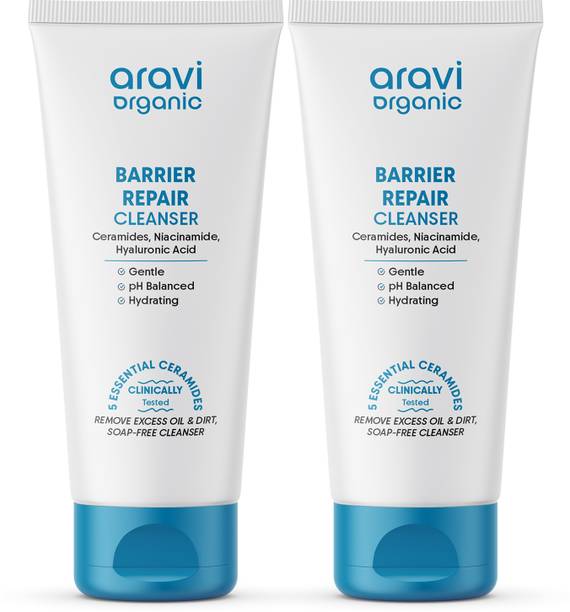 Aravi Organic Hydrating Barrier Repair With Ceramide - For Deep Cleansing  Face Wash