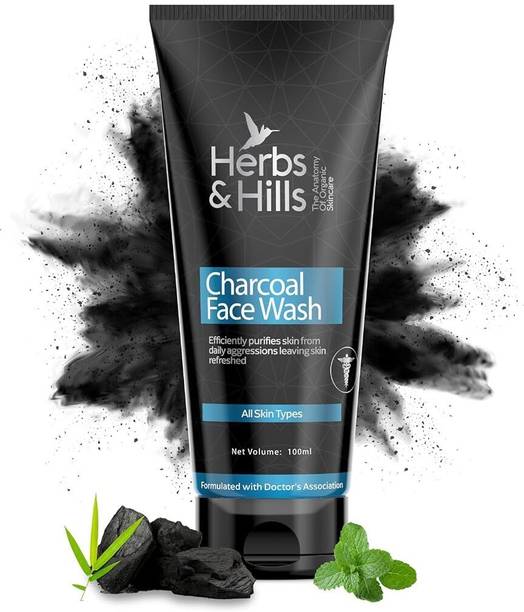 Herbs & hills Charcoal  100ml Face Wash
