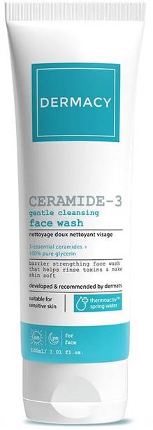 DERMACY CERAMIDE - 3 Gentle Cleansing |Barrier Strengthening With ThermoActiv Spring Water Face Wash