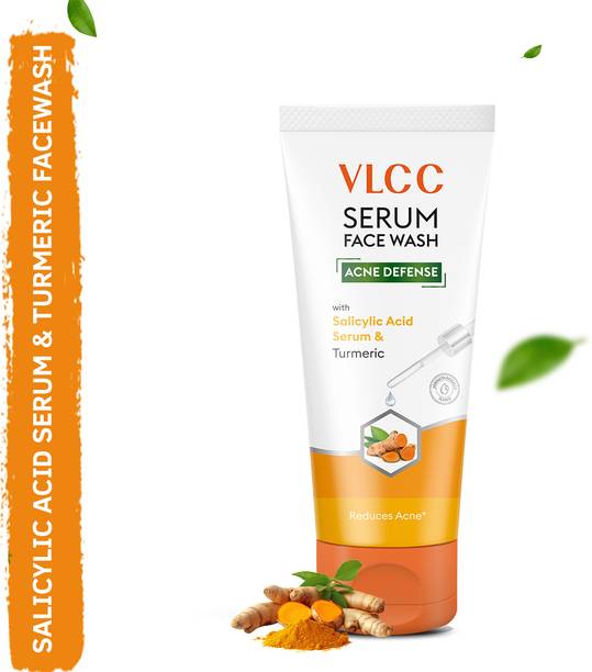 VLCC Serum Facewash with Salicylic Acid Serum & Turmeric to Reduce Active Acne Face Wash